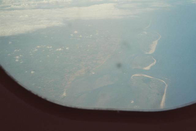 auf dem Rückflug, die Inseln vor der deutschen Küste