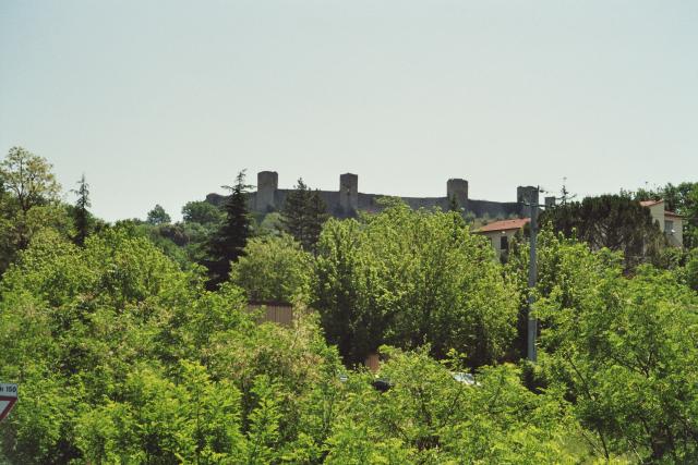 Wir nähern uns Monteriggioni