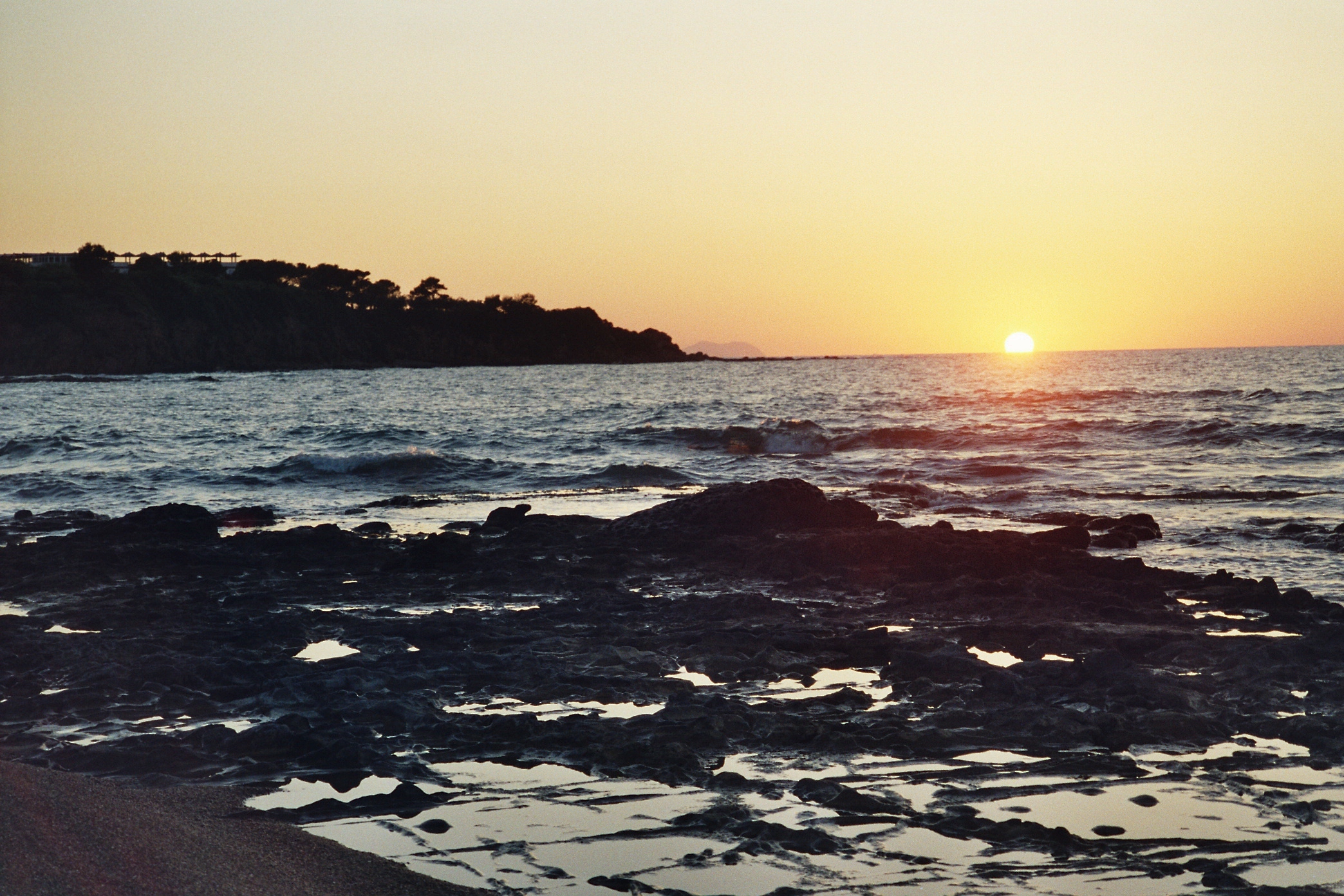 Sonnenuntergang am Strand