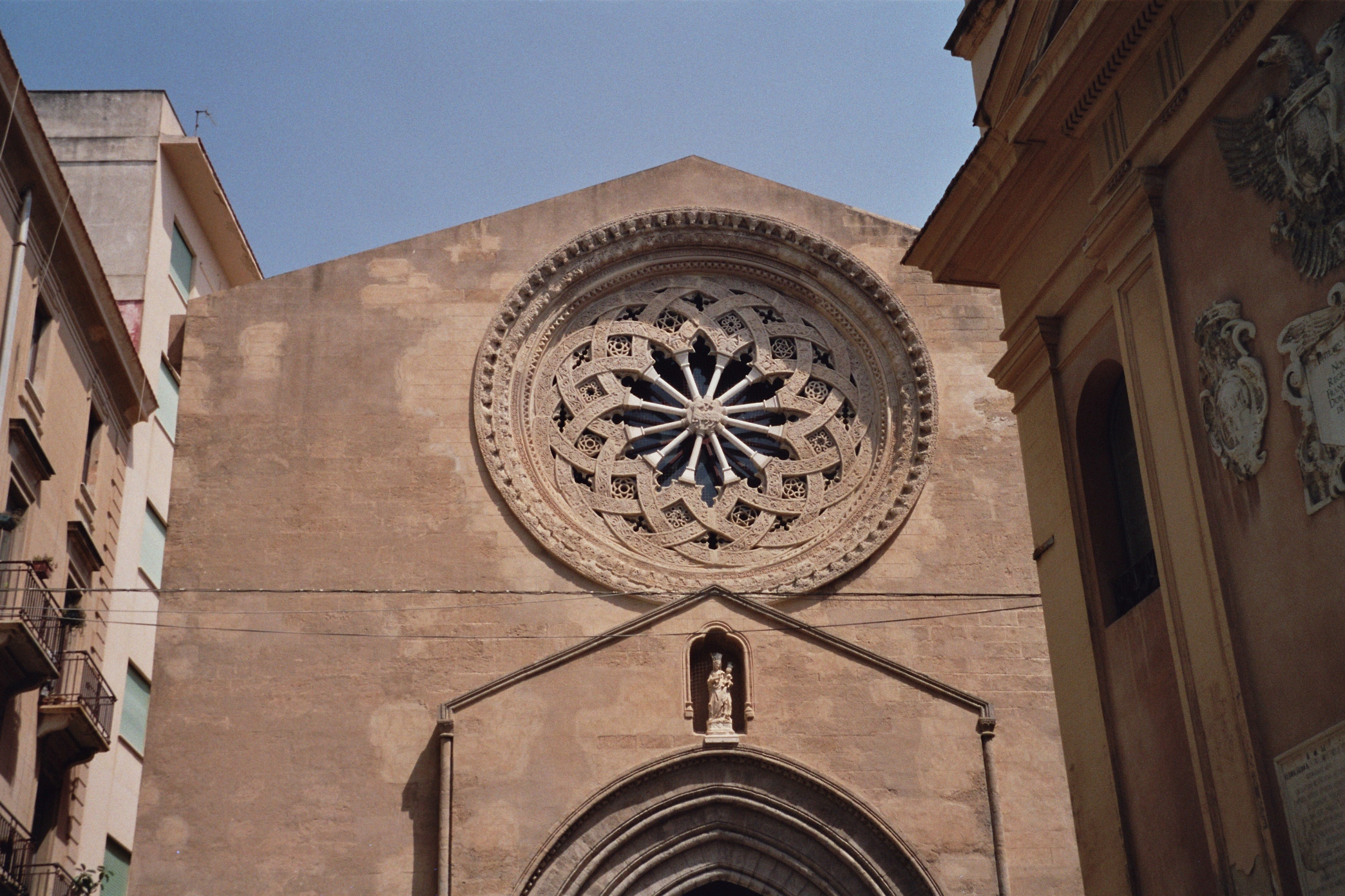 Schöne Rosette in Trapani