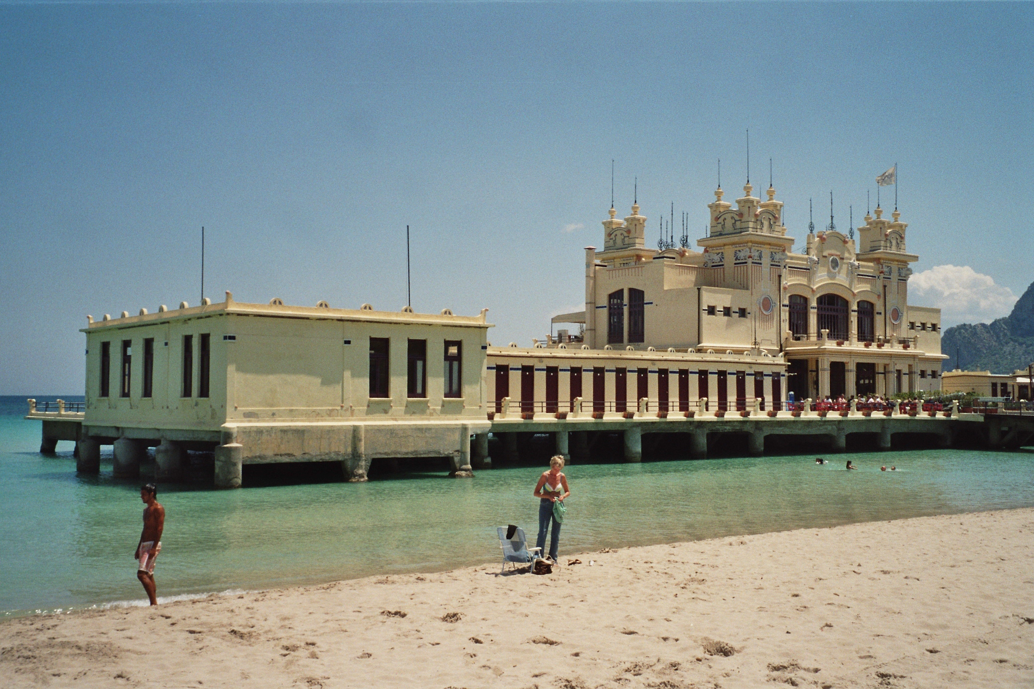 Am Strand von Mondello