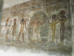 Auf jedes Blatt des Lebensbaumes schreibt Thut den Namen des Pharaos