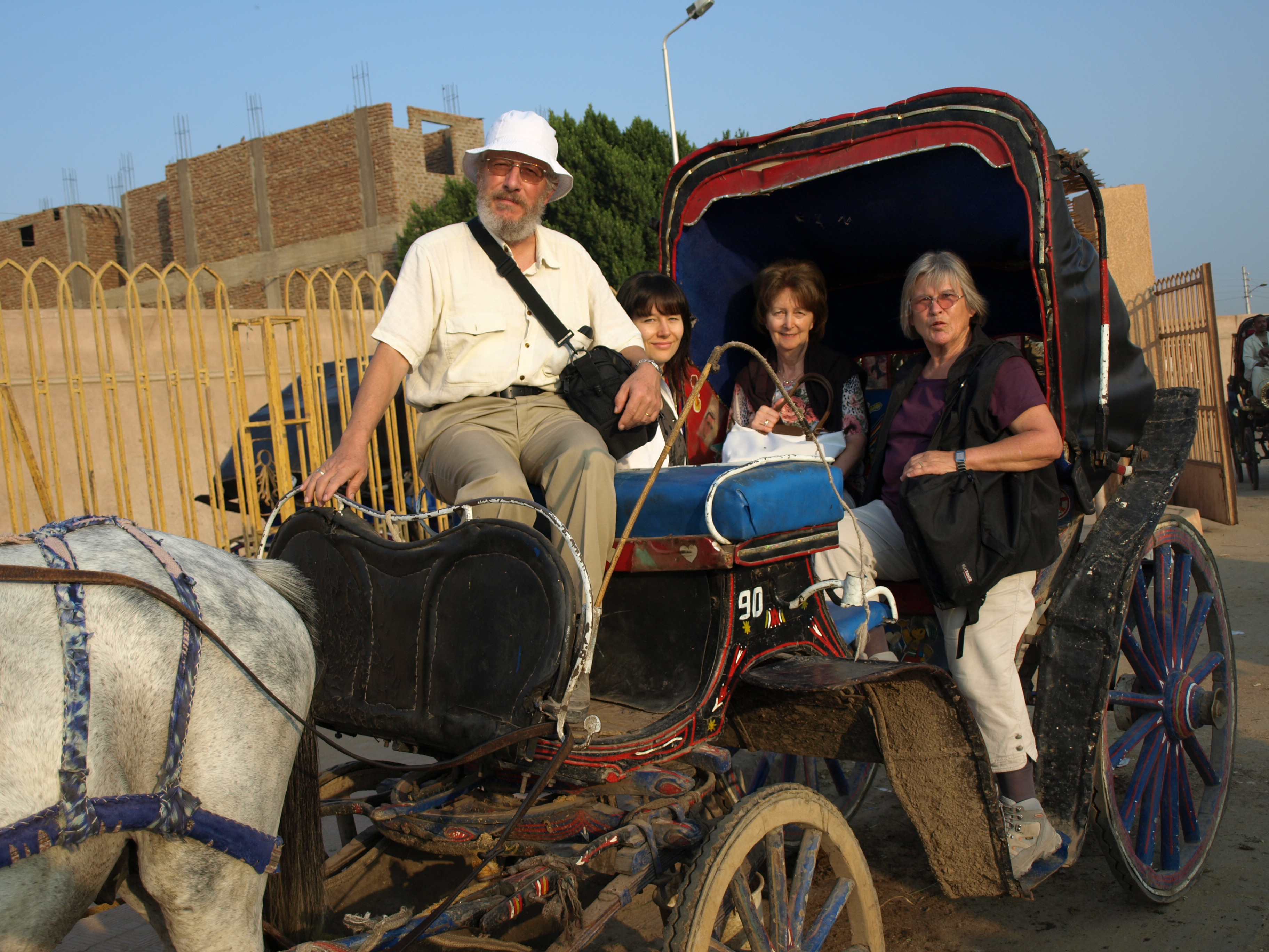 auf der Droschke in Edfu