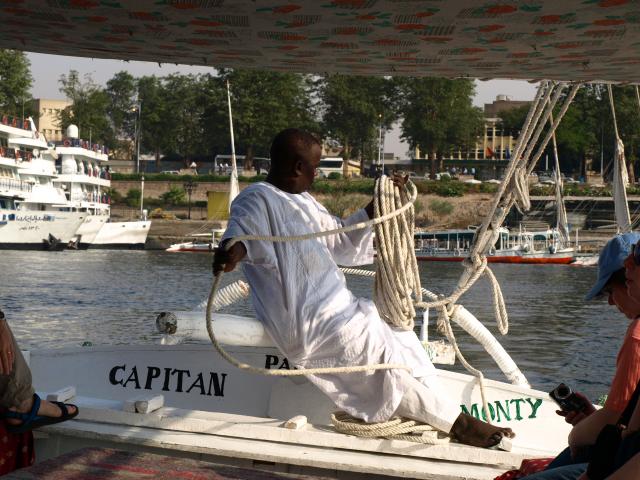 nubischer Bootsführer