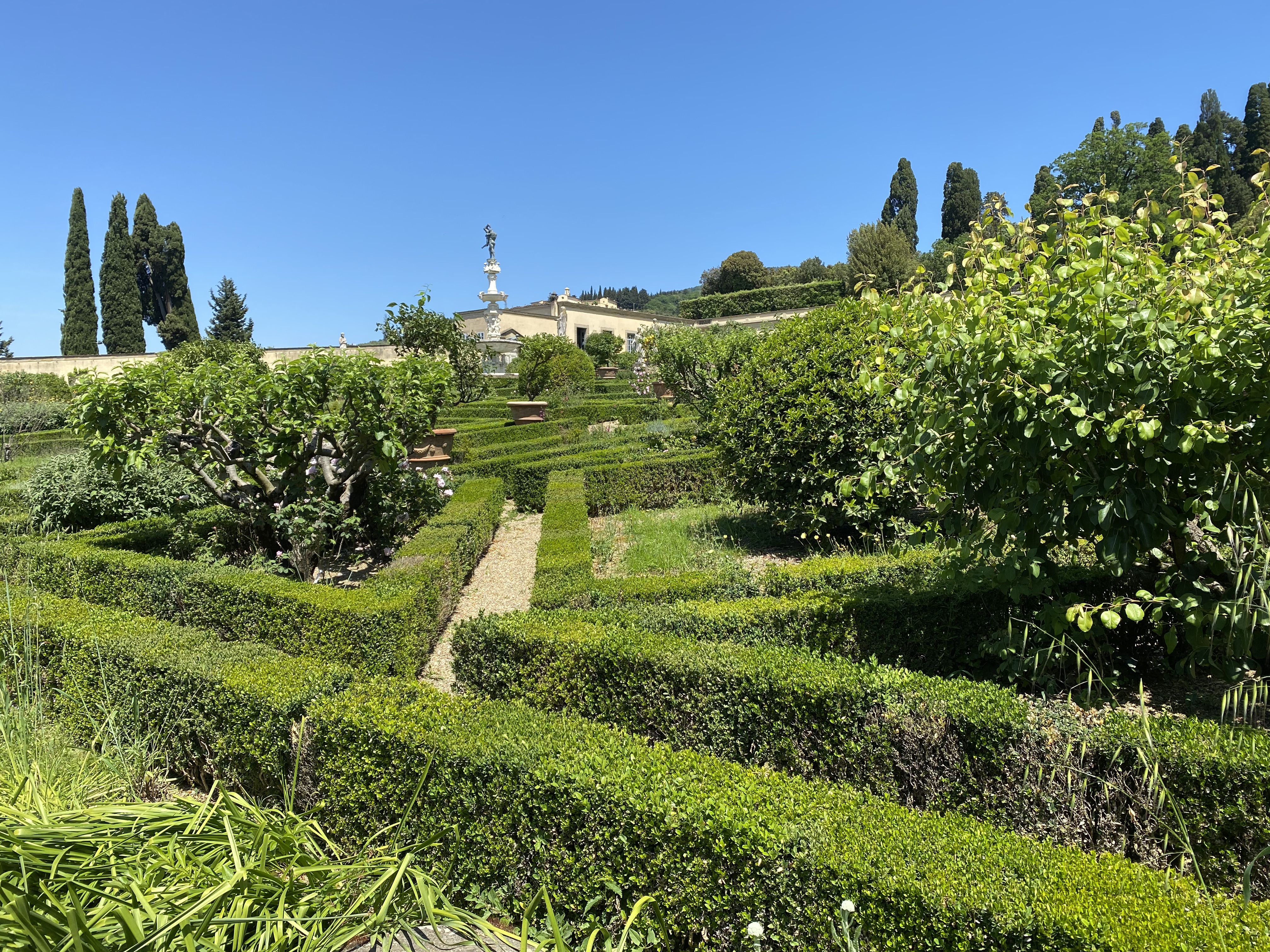 Park einer Villa in Florenz