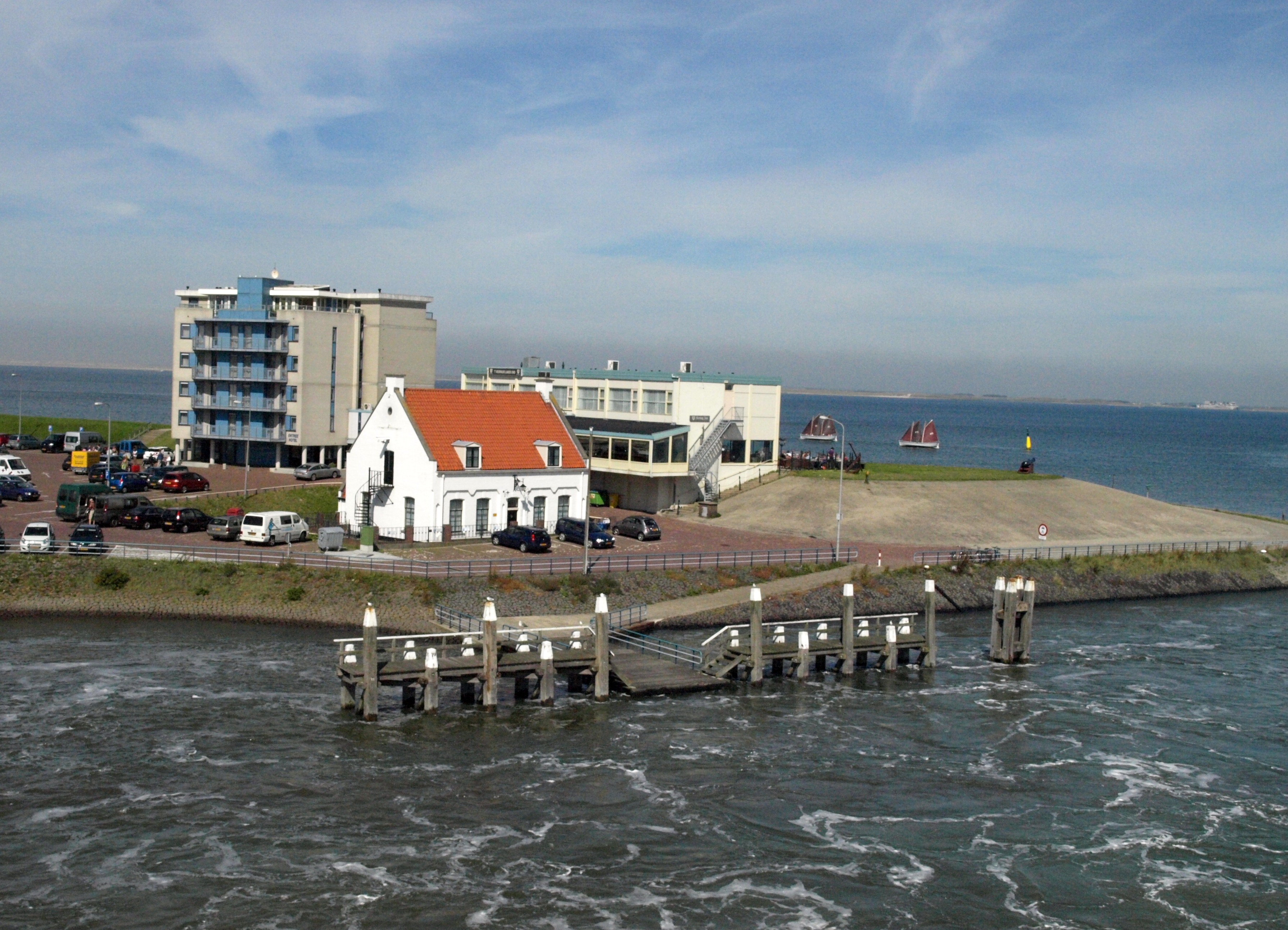 Hotel beim Hafen