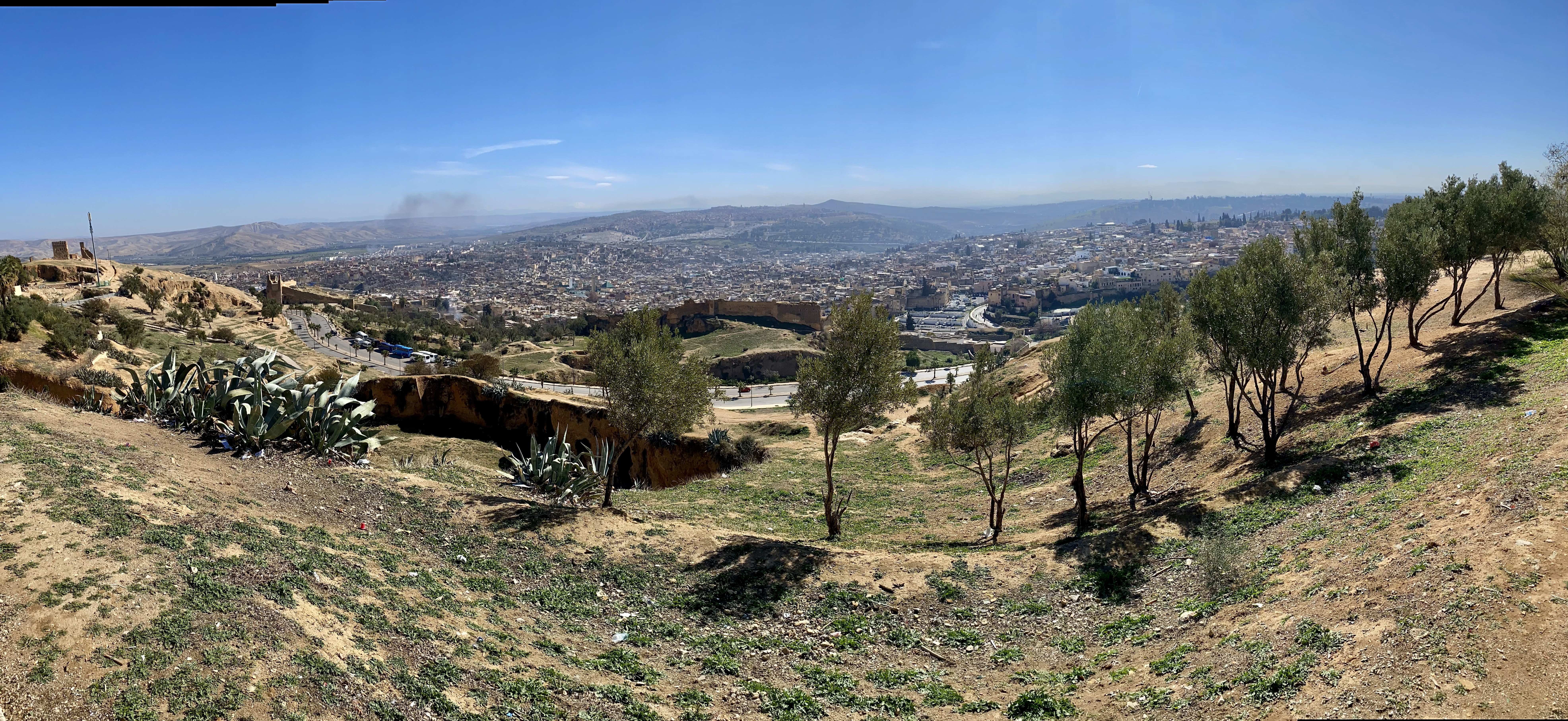 Blick zurück nach Fes