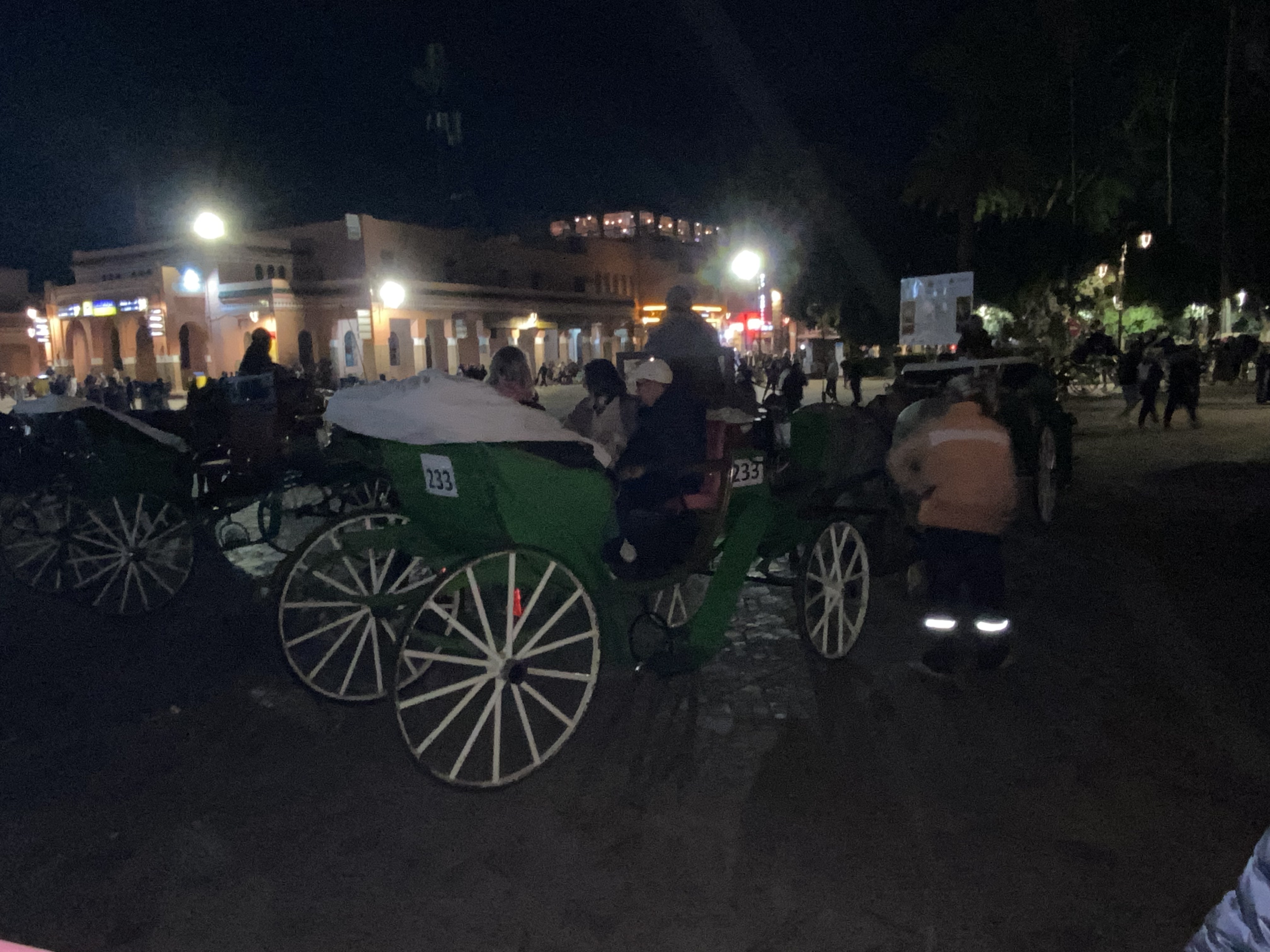 Kutschenfahrt zum Hotel