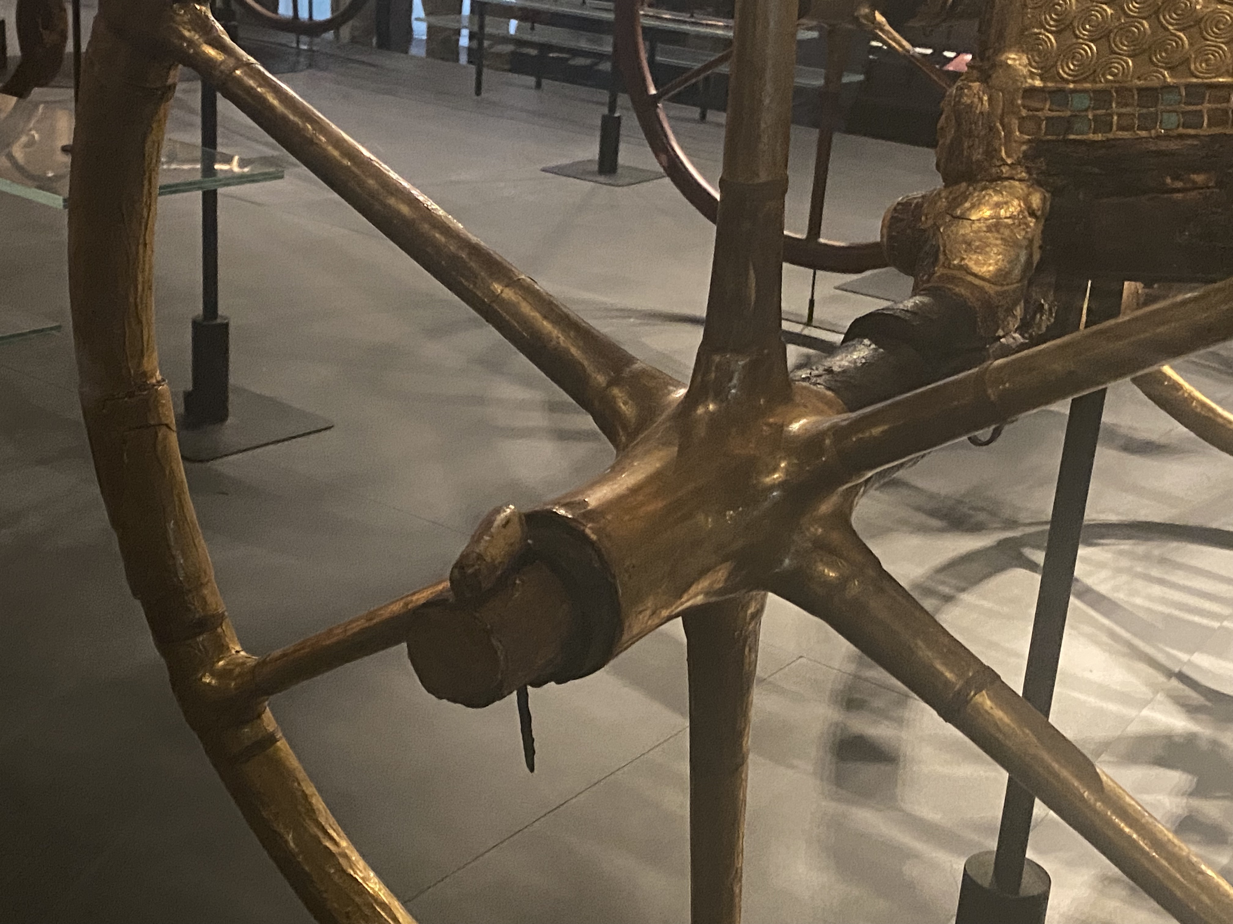 Gleitlager aus Holz, geschmiert mit Tierfett