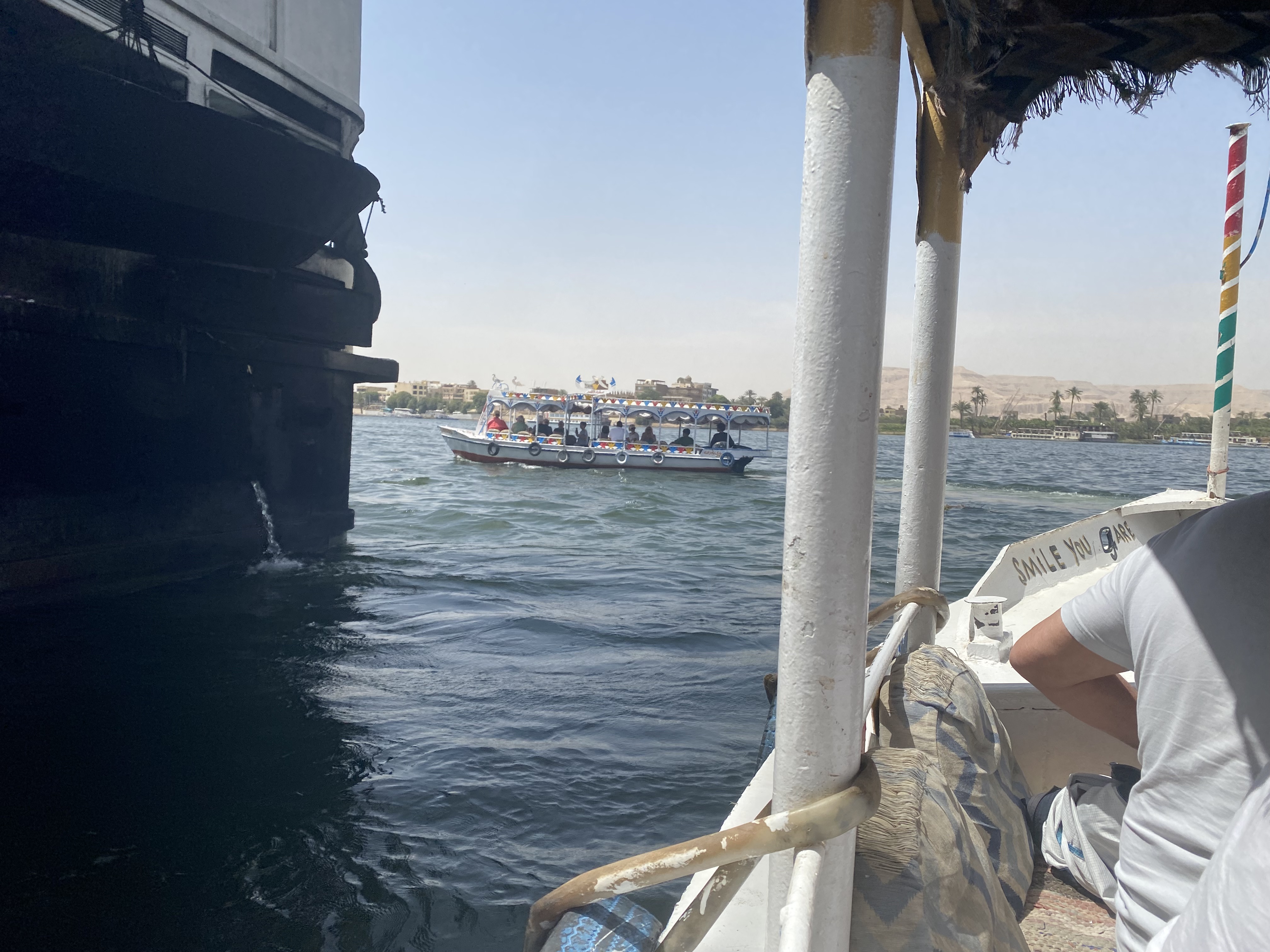 wir fahren über den Nil
