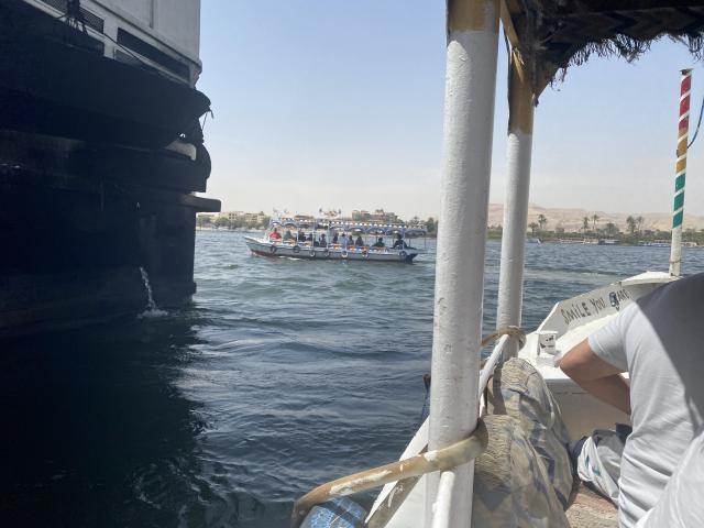 wir fahren über den Nil