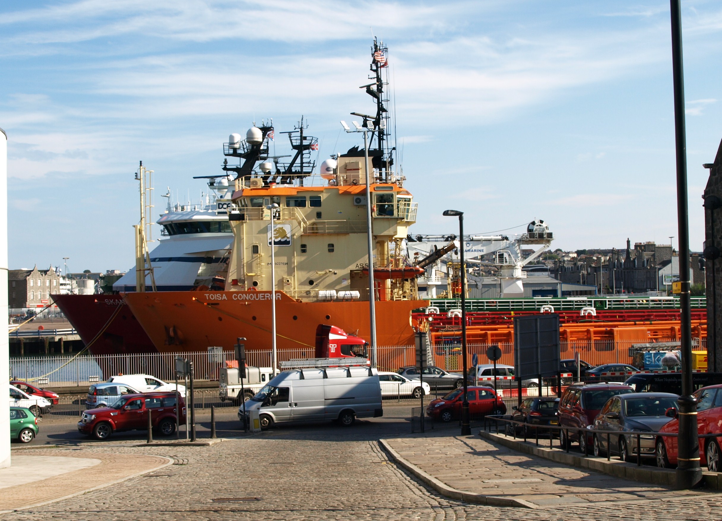 Aberdeen liegt am Meer