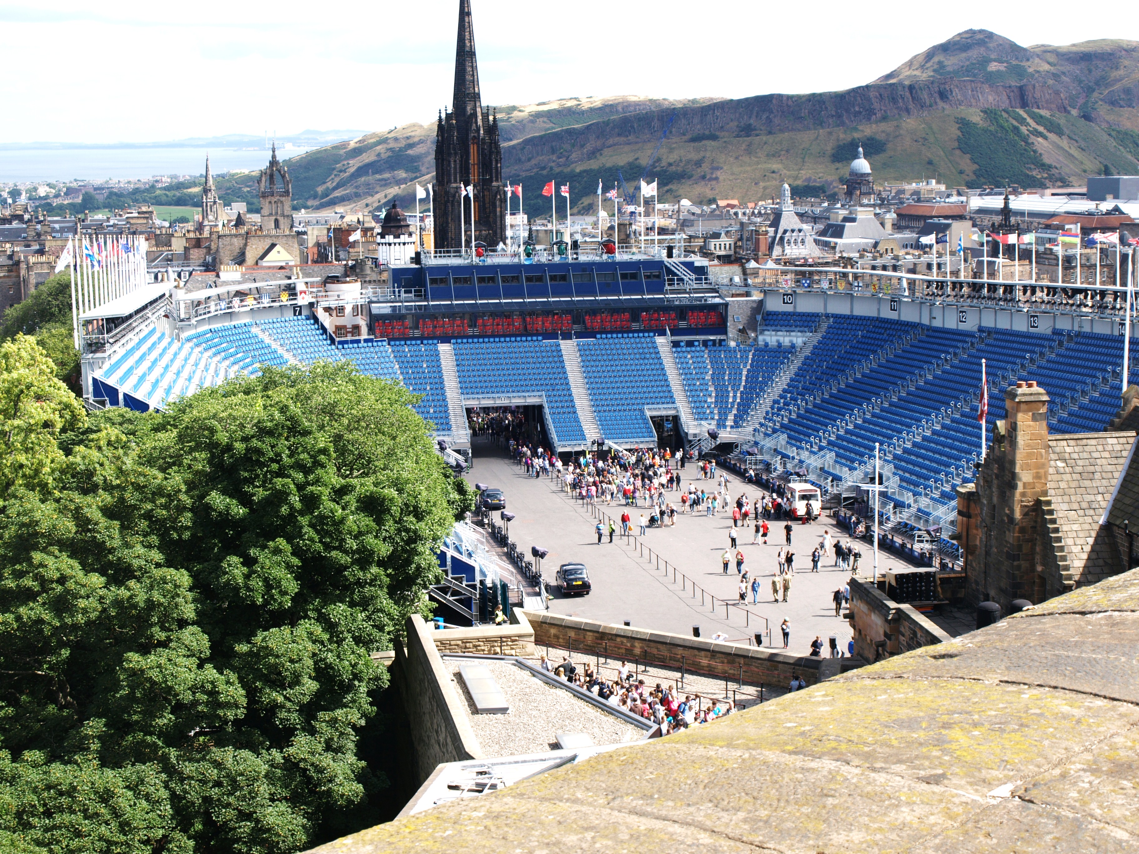 Die Arena für das Tattoo