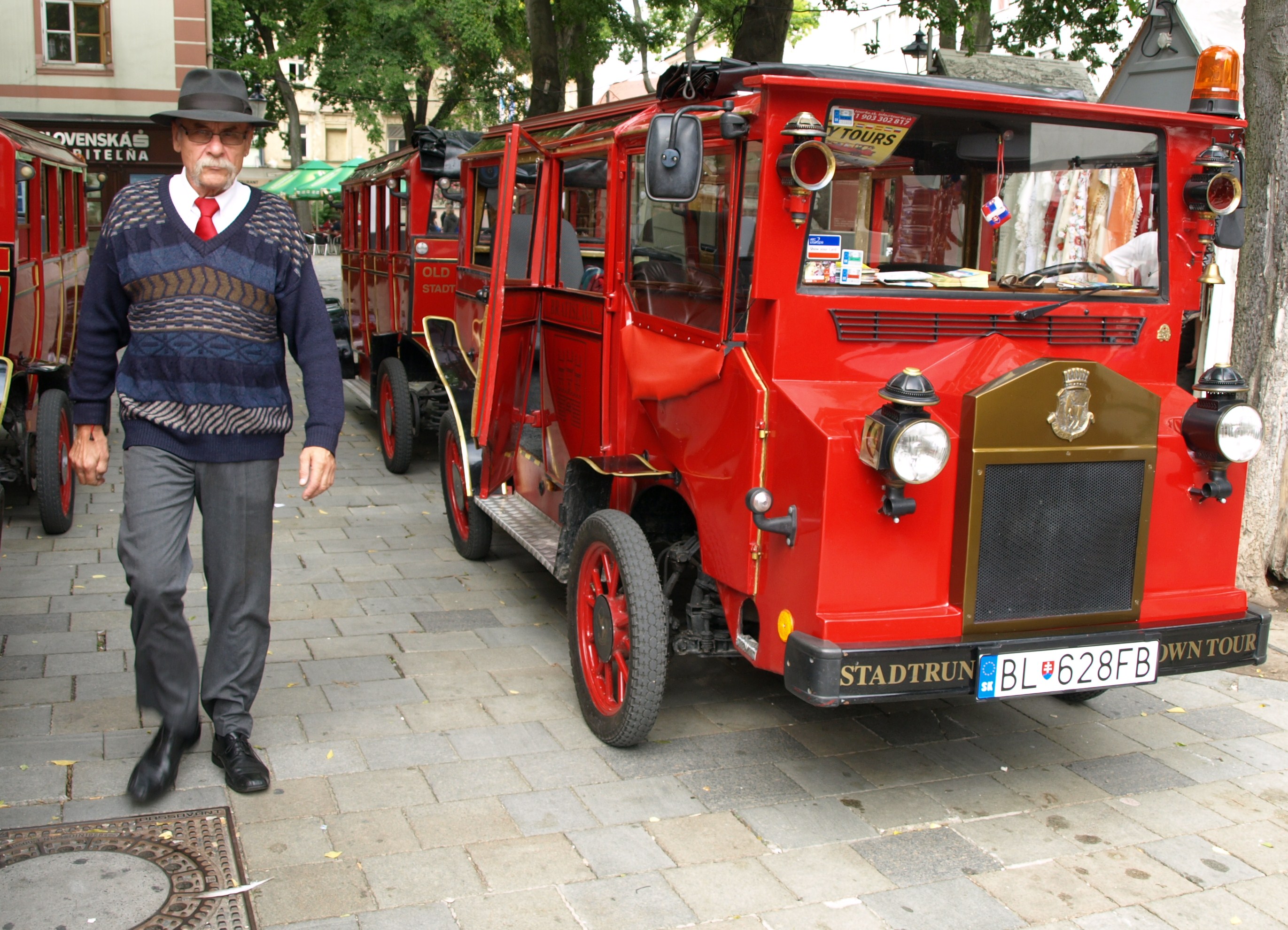 Unser Fahrer auf der Stadtrundfahrt