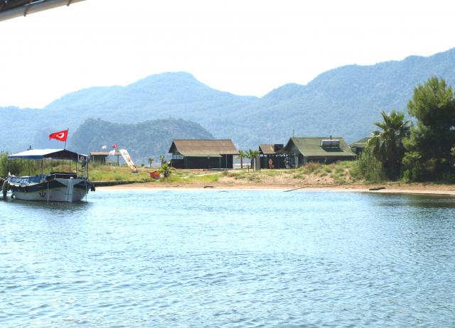 Mündung des Dalyan Flusses.