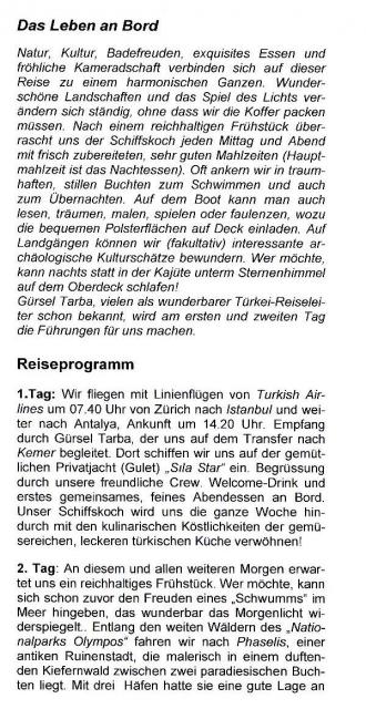 Reise Programm 2