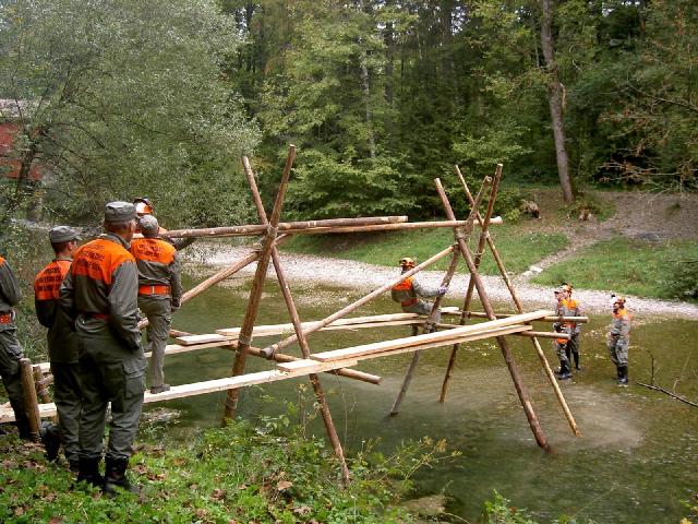 Stegbau, Bockeinbau