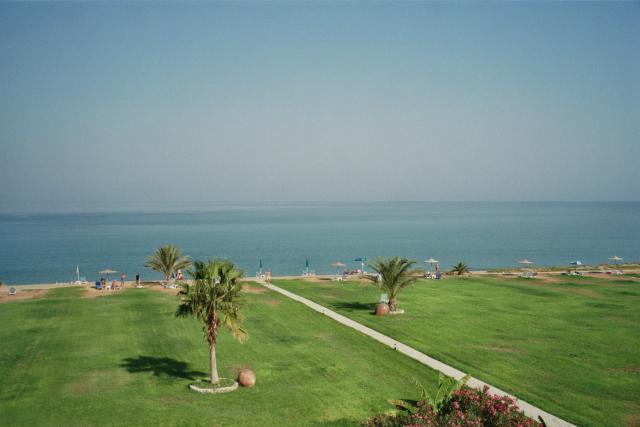 Blick vom Hotel richtung Strand