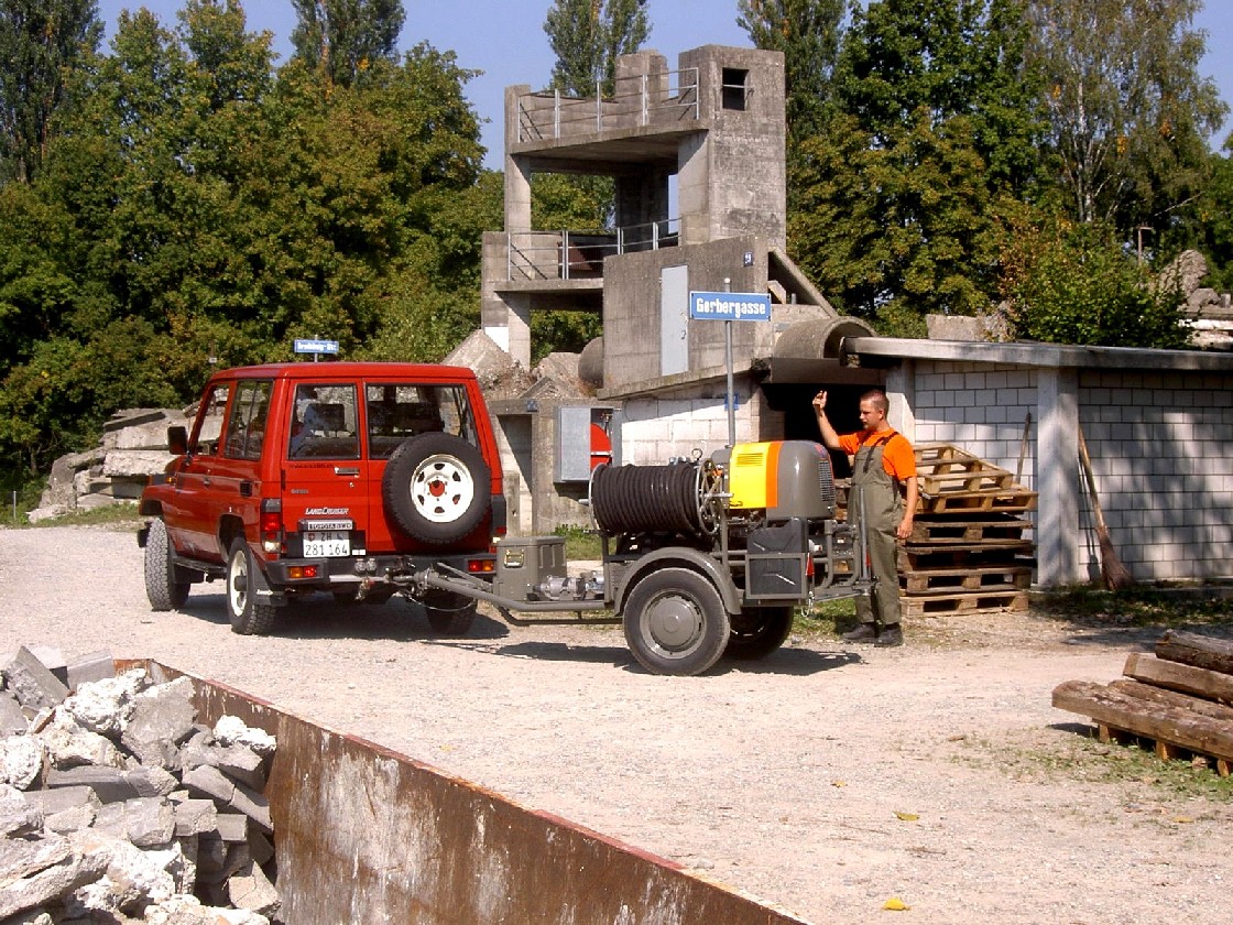 Rückwärtsfahren mit Anhänger