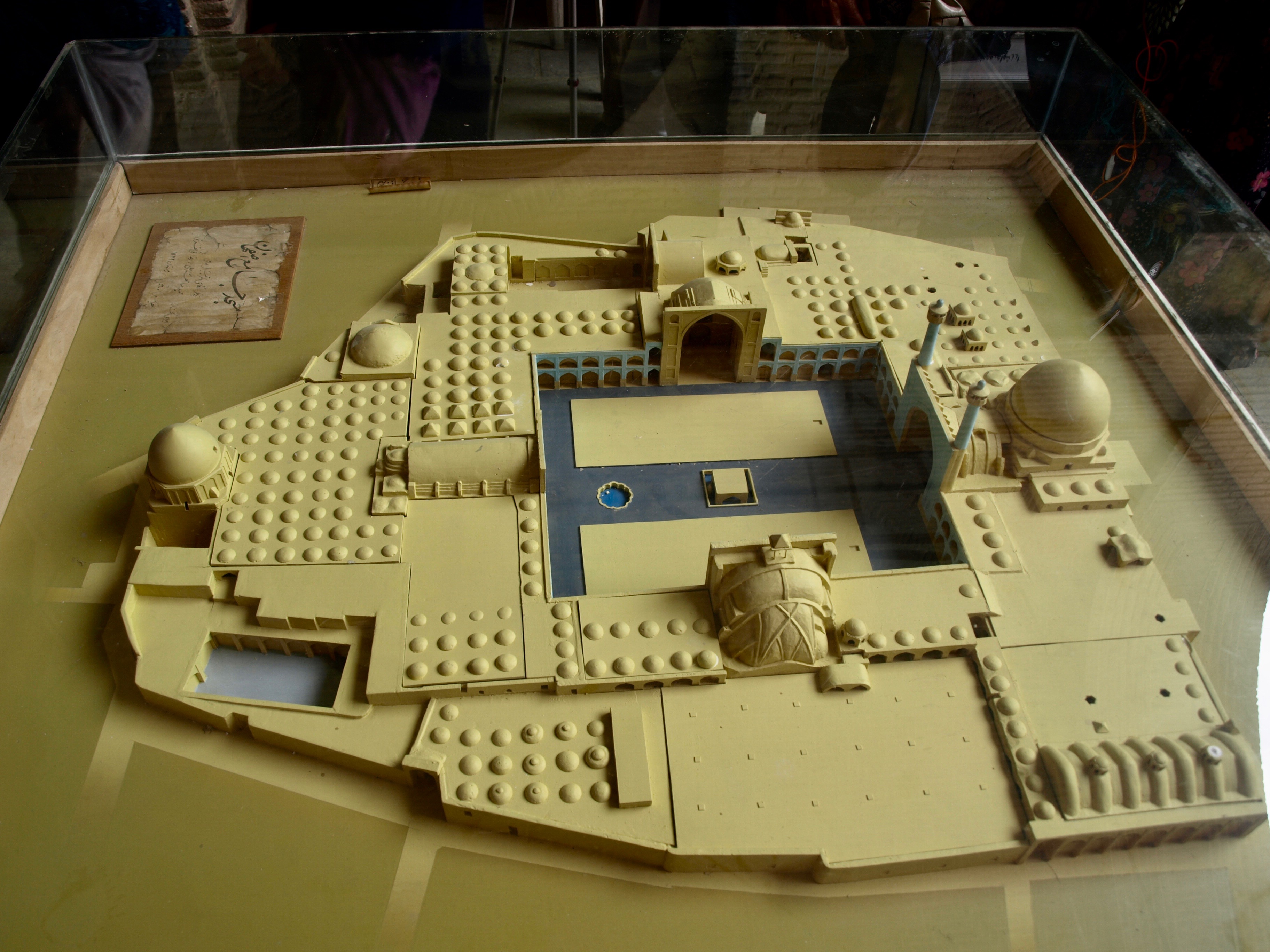 Model der Freitagsmoschee von Isfahan