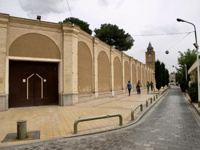 Die Mauer umschliesst die armenische Kathedrale von Isfahan