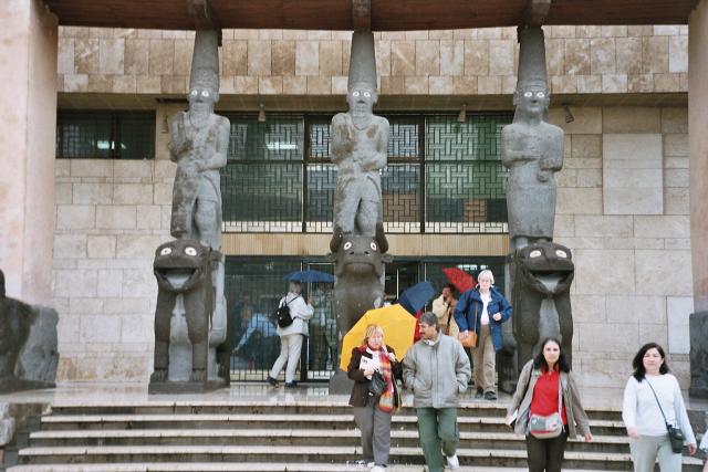 Eingang zum arch. Museum von Aleppo