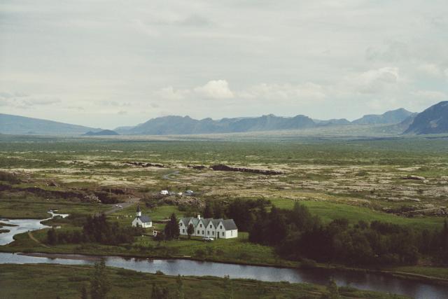 die Gegend von Thingvellir