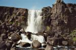 Wasserfall bei Thingvellir