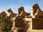 Die Sphingenallee vor dem Karnaktempel