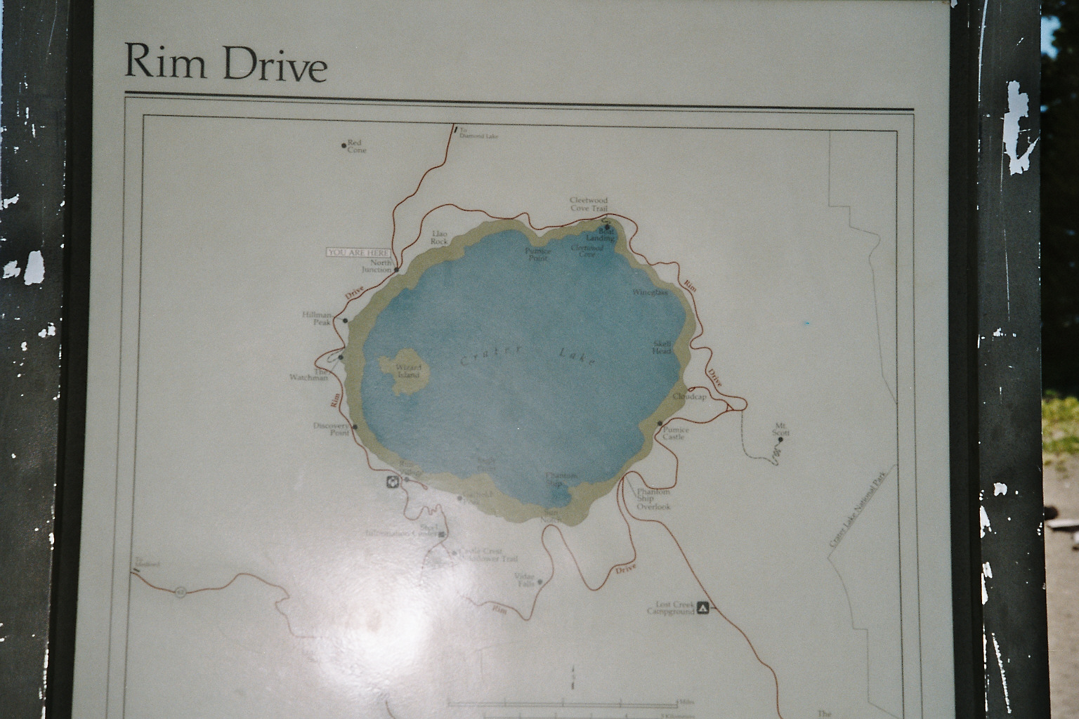 32_Crater Lake Karte