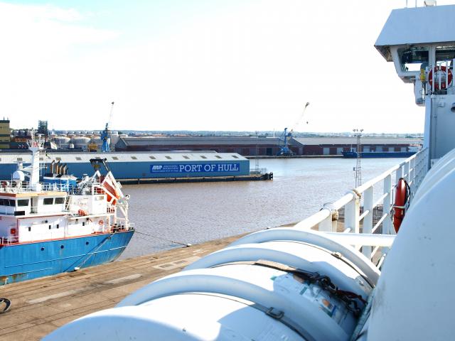 Der Hafen von Hull