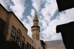 Ein Minarett der Omayaden Moschee