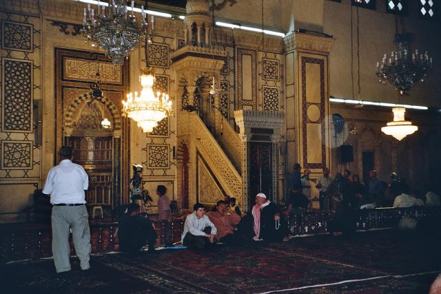 In der Omayaden Moschee
Die Freitagskanzel